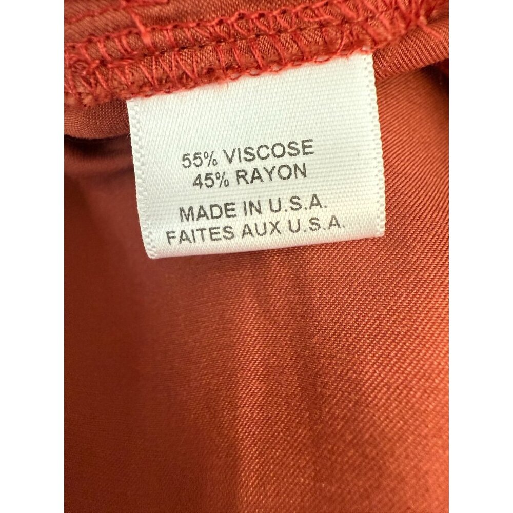 NWT Misa Los Angeles Blair Dress Burnt Orange Midi Trench Style Size S - Picture 6 of 12